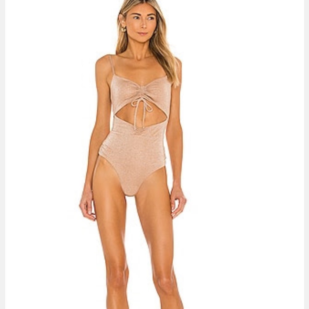 L*Space Tan Cutout Chemise